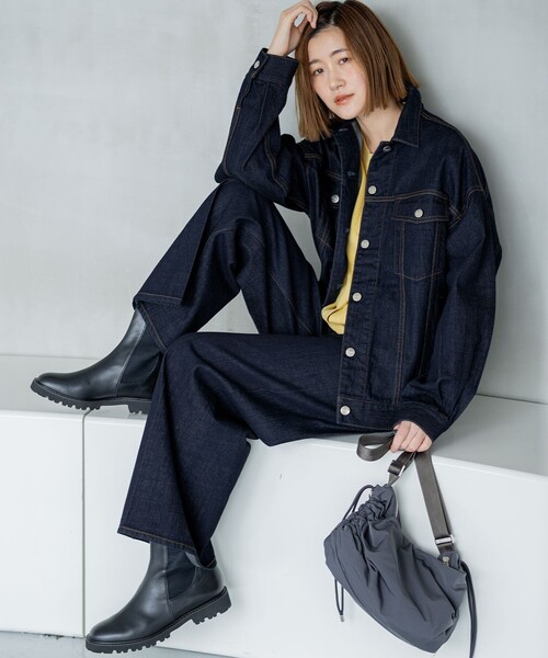 23区（ニジュウサンク）の「コットンカシミヤ ポケット カーディガン（カーディガン/ボレロ・レディース・ネイビー系/ライトグリーン系/アイボリー系/スカイブルー系/ライトイエロー系/レッド系・40/38）」の21枚目の写真