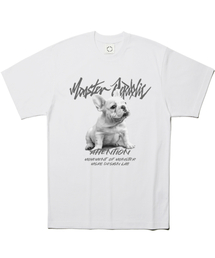 フレンチアッシュグレーTシャツホワイト