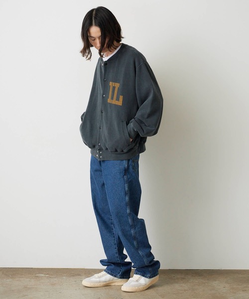 REMI RELIFF レミレリーフ スタジャン REMI RELIEF/レミレリーフ Wフェイス SP加工 スウェットスタジャン