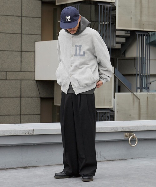 REMI RELIEF/レミレリーフ Wフェイス SP加工 スウェットスタジャン