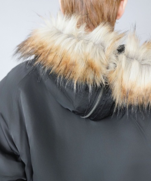 セール】【短丈】中綿N-2Bフライトジャケット/2WAY/フェイクファー