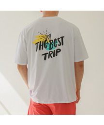 TUBE TREE（チューブツリ―）の「BEST TRIP メンズ 半袖ラッシュガード A518 ホワイト（ラッシュガード）」