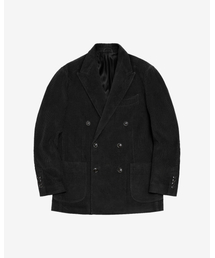 sortie（ソルティ）の「6B Corduroy Washed Double Jacket (Black)（テーラードジャケット）」