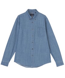 TOKYO SHIRTS | カラーテープ デニムシャツ(ポロシャツ)