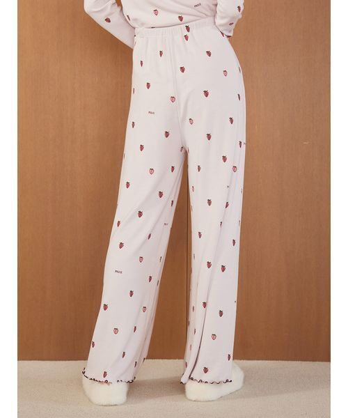 gelato pique いちご柄ルームウェア フリーサイズ いちご柄」に該当する ｜ルームウェア・パジャマ通販のgelatopique