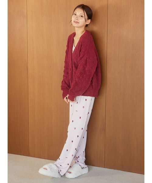 ストロベリー柄ロングパンツ（ルームウェア/パジャマ）｜gelato pique