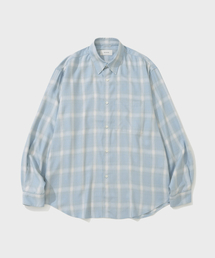 SHIRTER（シャーター）の「NAVONA SHIRT V3 (CHECK SKY)（シャツ/ブラウス）」