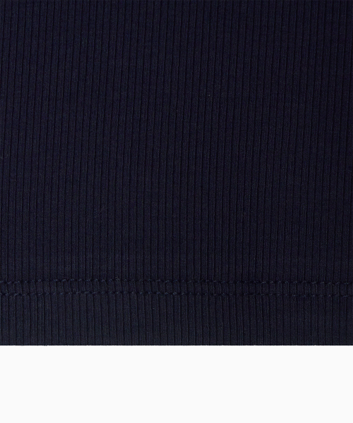 MENASOO(ミナス)の「MNS Span Crop T Shirt_Navy(Tシャツ/カットソー・レディース・ネイビー・1/2)」の13枚目の写真