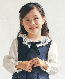 apres les cours | レース衿リボンブラウス(シャツ/ブラウス)