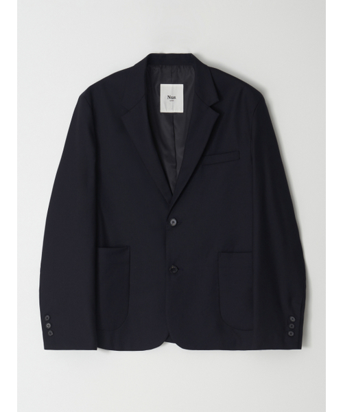NUS(ナス)の「YEIスーツジャケット(ポケットジャパン)ネイビー(テーラードジャケット・メンズ・ネイビー・MEDIUM/LARGE)」の1枚目の写真