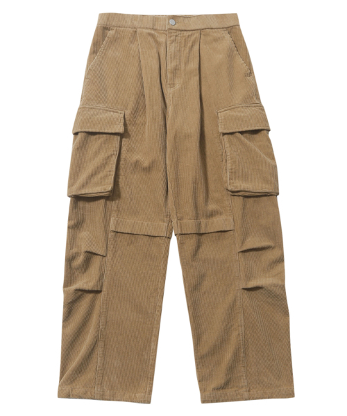 AOTT（アンアウトピット）の「コーデュロイカーゴバンディングパンツベージュ（その他パンツ・メンズ・その他・MEDIUM/LARGE/X-LARGE）」の2枚目の写真