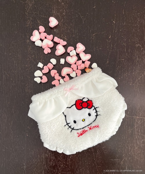 HELLO KITTY】FLUFFY PANTIES POUCH（ポーチ）｜sanrio（サンリオ）の