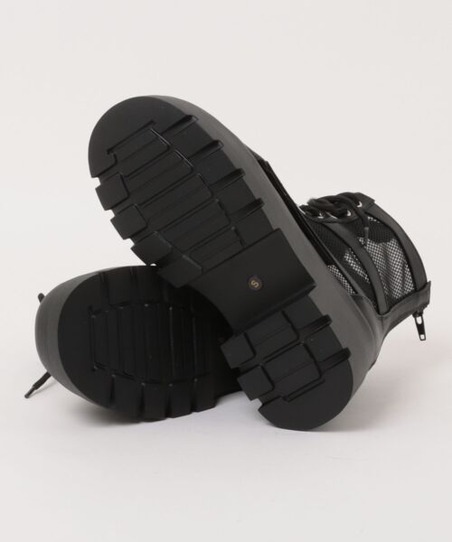Parade（パレード）の「【厚底】トラックソールメッシュブーツサンダル CT7927（サンダル・レディース・ブラック・S/M/L/LL）」の3枚目の写真