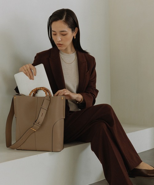 E'POR】BAMBOO BAG Large/A4対応・通勤・26SS（トートバッグ）｜E'POR