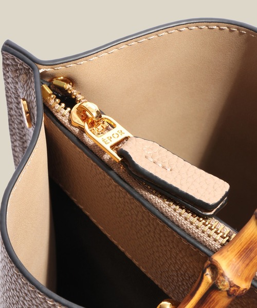 E'POR(エポール)の「【E'POR】BAMBOO BAG Large/A4対応・通勤(トートバッグ・レディース・オフホワイト/ベージュ系その他2/ブラック系その他2/グレー・FREE)」の17枚目の写真