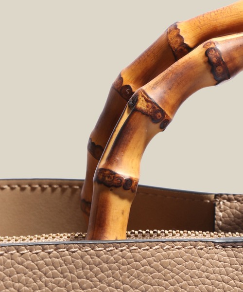 E'POR(エポール)の「【E'POR】BAMBOO BAG Large/A4対応・通勤(トートバッグ・レディース・オフホワイト/ベージュ系その他2/ブラック系その他2/グレー・FREE)」の15枚目の写真