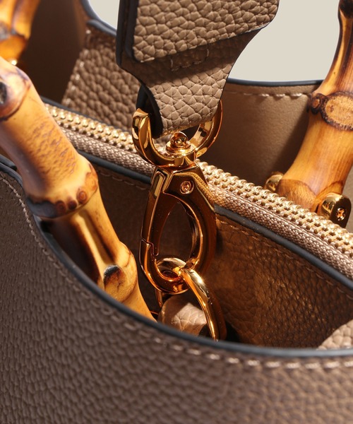 E'POR(エポール)の「【E'POR】BAMBOO BAG Large/A4対応・通勤(トートバッグ・レディース・オフホワイト/ベージュ系その他2/ブラック系その他2/グレー・FREE)」の16枚目の写真