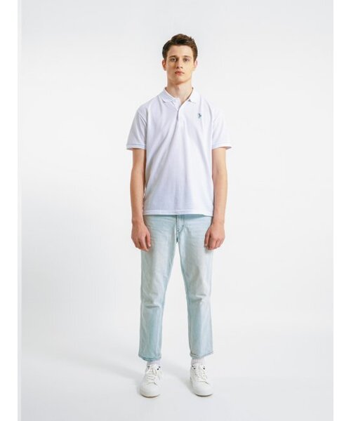 ROYAL CLUB HOLIDAY(ロイヤルクラブホリデー)の「RCH ロゴ 半袖 ピケ カラー Tシャツ ホワイト(ポロシャツ・メンズ・ホワイト・SMALL/MEDIUM/LARGE)」の3枚目の写真