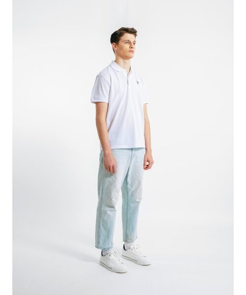 ROYAL CLUB HOLIDAY(ロイヤルクラブホリデー)の「RCH ロゴ 半袖 ピケ カラー Tシャツ ホワイト(ポロシャツ・メンズ・ホワイト・SMALL/MEDIUM/LARGE)」の4枚目の写真