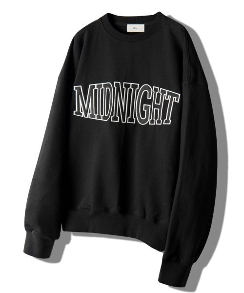 UNLC(ユーエヌエルシー)の「ミッドナイトアプリケスウェット(ブラック)(スウェット・メンズ・その他・MEDIUM/X-LARGE)」の1枚目の写真
