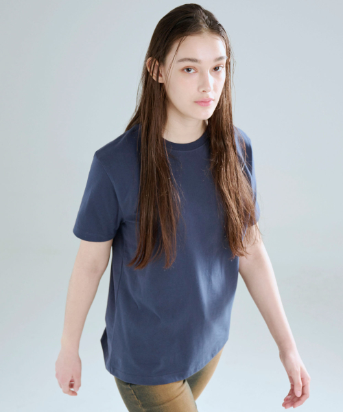 SEONEED(ソニード)の「ベーシック半袖Tシャツネイビー(Tシャツ/カットソー・レディース・その他・FREE)」の3枚目の写真