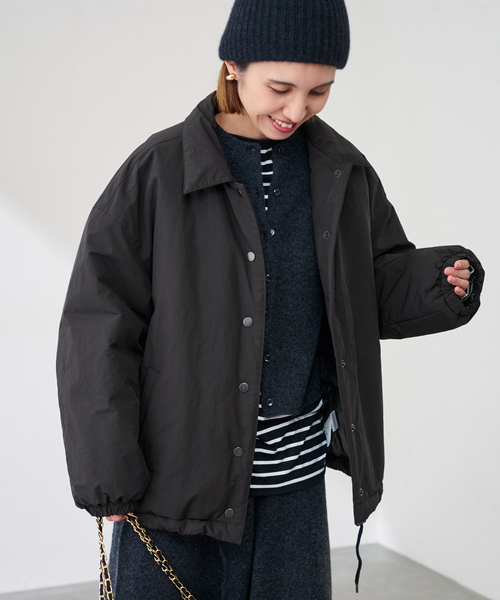 FRAMeWORK（フレームワーク）の「≪追加≫撥水防風ポンチョコート 2（その他アウター・レディース・ブラック/アイボリー・36/38）」の21枚目の写真