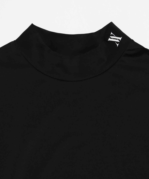 VANQUISH（ヴァンキッシュ）の「VANQUISH / ヴァンキッシュ VAアイコン モックネック ショートスリーブ Tシャツ（Tシャツ/カットソー・メンズ・ホワイト/ブラック・M/S）」の3枚目の写真