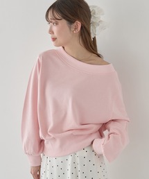 earth music&ecology | 【2026SS/先行予約】裾スリット裏毛プルオーバー(スウェット)