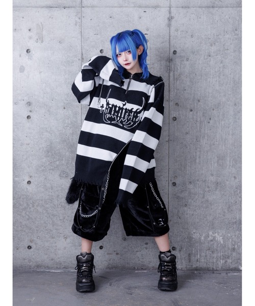 セール】クロスAmilige変形ZIPニット（ニット/セーター）｜Amilige