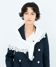 NOLLEY'S（ノーリーズ）の「《手洗い可能》バテンレース三角ストール（ストール/ショール）」