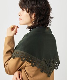 NOLLEY’S | 《手洗い可能》バテンレース三角ストール(ストール/ショール)