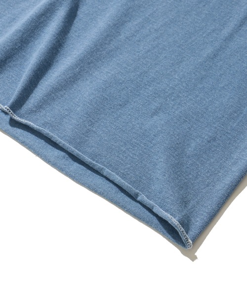 Healthknit(ヘルスニット)の「【Healthknit】Indigo Henleyneck S/S Tee / ヘンリーネック ショートスリーブTシャツ(Tシャツ/カットソー・メンズ・ダークインディゴブルー/ライトインディゴブルー/インディゴブルー・MEDIUM/X-LARGE/LARGE)」の13枚目の写真