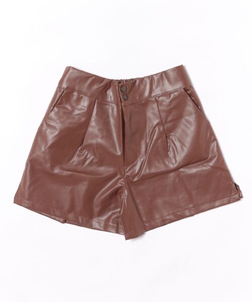 Ritzy(リッツィー)の「レザー素材 ショート丈パンツ(その他パンツ・レディース・ブラック/モカ・L/M)」の12枚目の写真