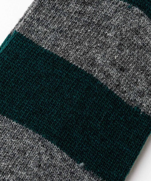 ANONYMOUSISM(アノニマスイズム)の「【ANONYMOUSISM/アノニマスイズム】Wool Cashmere Stripes Crew/ストライプ/ウールカシミヤ/ユニセックス【WEB限定】(ソックス/靴下・メンズ・ネイビー/モスグリーン/オフホワイト/チャコールグレー・フリー)」の10枚目の写真