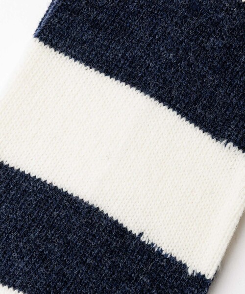ANONYMOUSISM(アノニマスイズム)の「【ANONYMOUSISM/アノニマスイズム】Wool Cashmere Stripes Crew/ストライプ/ウールカシミヤ/ユニセックス【WEB限定】(ソックス/靴下・メンズ・ネイビー/モスグリーン/オフホワイト/チャコールグレー・フリー)」の18枚目の写真