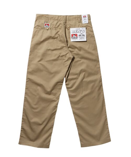 BEN DAVIS（ベンデイビス）の「【BEN DAVIS（ベンデイビス）】BA01 LITE WORK PANTS / パンツ ボトムス カーブ ワイド ワンポイント ツイル（その他パンツ・メンズ・ブラック/ベージュ・SMALL/MEDIUM/LARGE/X-LARGE）」の9枚目の写真