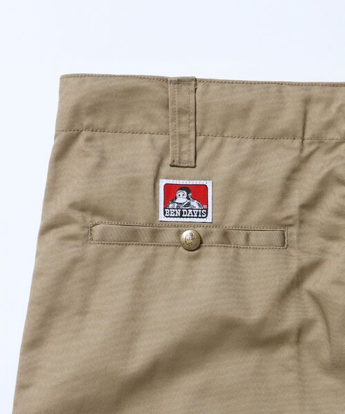 BEN DAVIS(ベンデイビス)の「【BEN DAVIS(ベンデイビス)】BA01 LITE WORK PANTS / パンツ ボトムス カーブ ワイド ワンポイント ツイル(その他パンツ・メンズ・ブラック/ベージュ・SMALL/MEDIUM/LARGE/X-LARGE)」の17枚目の写真