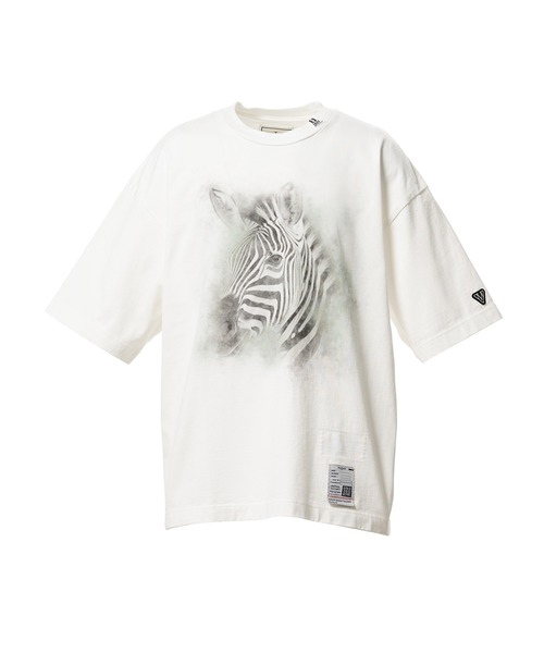 Maison MIHARA YASUHIRO(メゾンミハラヤスヒロ)の「Horse Printed T-shirt(Tシャツ/カットソー・メンズ・ホワイト/ブラック・44/46/48)」の1枚目の写真