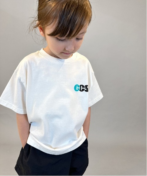 GROOVY COLORS(グルービーカラーズ)の「GCS Tee(Tシャツ/カットソー・キッズ・ホワイト・135/145)」の4枚目の写真