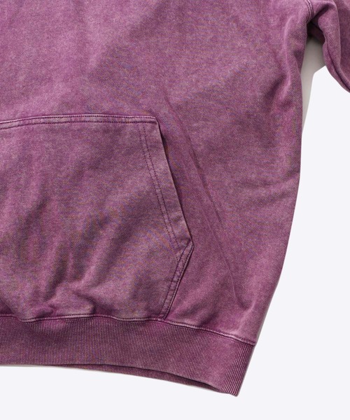 ScoLar(スカラー)の「153774:超常現象プリント ケミカル加工裏毛パーカー(パーカー・レディース・ブルー/チャコールグレー/パープル・M)」の13枚目の写真