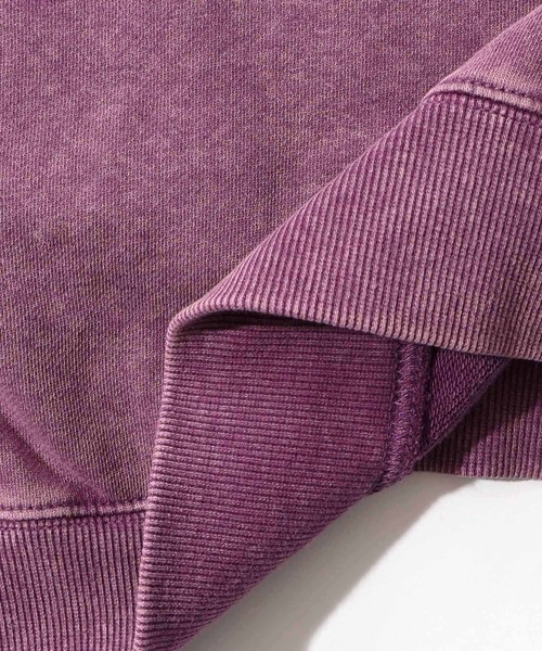 ScoLar(スカラー)の「153774:超常現象プリント ケミカル加工裏毛パーカー(パーカー・レディース・ブルー/チャコールグレー/パープル・M)」の14枚目の写真