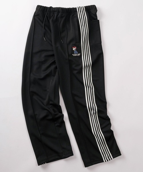 Red Cap Girl(レッドキャプガール)の「【70】【RCG/レッドキャップガール】サイドライン トラックパンツ/ジャージ/メンズ/レディース/ユニセックス/セットアップ可能(その他パンツ・メンズ・アイボリー/チャコールグレー/ブラック・XL/L/M)」の2枚目の写真
