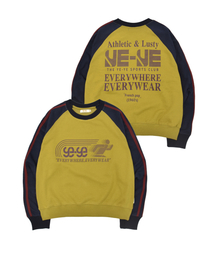 YEYE（イエイエ）の「Runner Logo Raglan Crewneck [Mustard]（スウェット）」