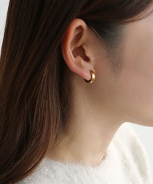 colleca la（コレカラ）の「[stainless]ハギングミニフープイヤリング〈金属アレルギー対応〉（イヤリング）」