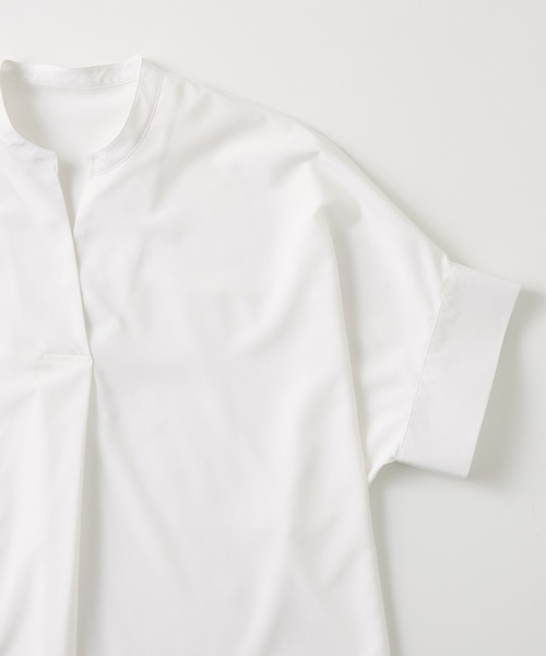 ReDial(リダイアル)の「活躍!ゆるスキッパーブラウス(シャツ/ブラウス・レディース・ブラック/オリーブ/オフホワイト・(M~L)/LL~3L)」の22枚目の写真