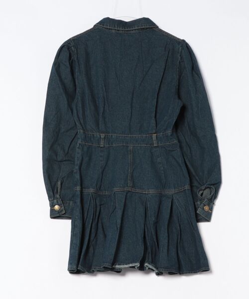 almo(アルモ)の「【LAMPOON】プリーツスカートデニムワンピース(ワンピース・レディース・ブルー・LARGE/MEDIUM)」の9枚目の写真