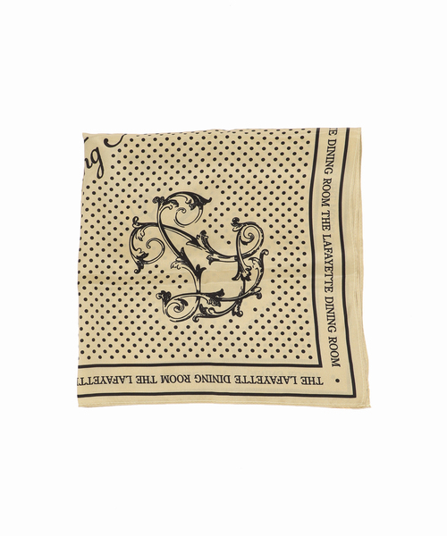 FRAMeWORK（フレームワーク）の「GIFT SHOP 別注シルクバンダナ（バンダナ/スカーフ・レディース・ベージュ/グリーン・FREE）」の9枚目の写真