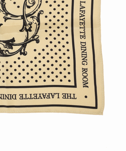 FRAMeWORK（フレームワーク）の「GIFT SHOP 別注シルクバンダナ（バンダナ/スカーフ・レディース・ベージュ/グリーン・FREE）」の11枚目の写真