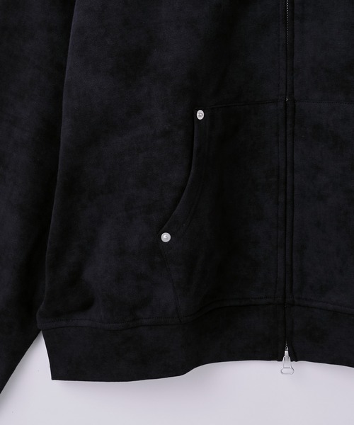 SLICK(スリック)の「【SLICK/スリック】Used Printed Sweat Zip Parka/ユーズドプリントショートレングスジップパーカー/ビンテージ/短丈(パーカー・メンズ・ブラック/グレー・2/1/3)」の19枚目の写真