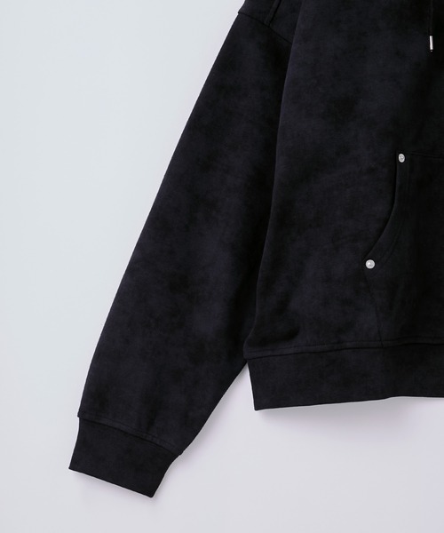 SLICK(スリック)の「【SLICK/スリック】Used Printed Sweat Zip Parka/ユーズドプリントショートレングスジップパーカー/ビンテージ/短丈(パーカー・メンズ・ブラック/グレー・2/1/3)」の20枚目の写真